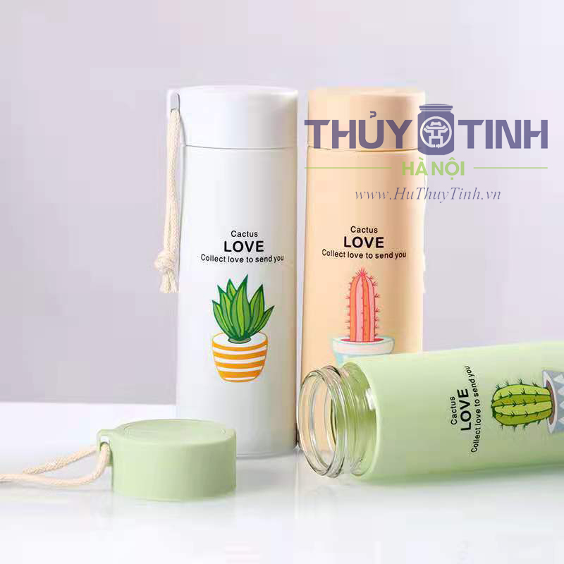 Vỏ chai thủy tinh xương rồng